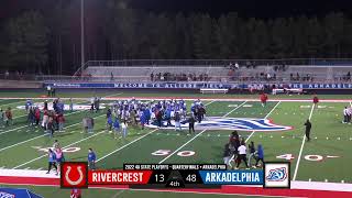 Rivercrest Colts vs Arkadelphia Badgers 2022 [upl. by Cookie]