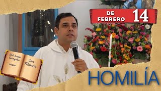 EVANGELIO DE HOY martes 14 de febrero del 2023  Padre Arturo Cornejo [upl. by Sallyann]