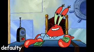 Mr Krabs listens to music while counting his money [upl. by Allenad295]