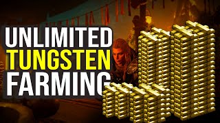 FASTEST TUNGSTEN FARM  Assassins Creed Valhalla Unlimited Tungsten and Titanium Ingot [upl. by Atinod]