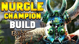 THE BEST SUMMONER NURGLE BUILD Spore DruidWarlock for Baldurs Gate 3 [upl. by Rabiah828]