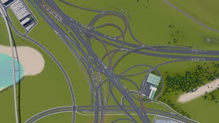 Slightly Complex interchange  Cities skylines [upl. by Culbertson]