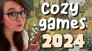 10 COZY Games I cannot wait to play in 2024  Nintendo Switch PC  Console [upl. by Namwob]