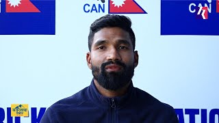 Champion Captain Dipendra Singh Airee of Nepal Police Club after winning PM Cup 2080 [upl. by Eadmund]