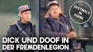 Dick und Doof in der Fremdenlegion  KOLORIERT  Komödie  Spielfilm auf Deutsch [upl. by Kcirddehs756]