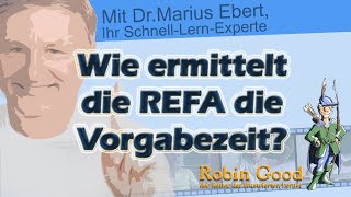 Wie ermittelt die REFA die Vorgabezeit [upl. by Saerdna]