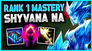 RANK 1 MASTERY SHYVANA OBLITERATES DIAMOND  Shyvana Jungle Gameplay  League of Legends [upl. by Quin]