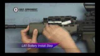 Airsoft AEG GampG L85 Battery Assembly Installing Battery by AirSplat [upl. by Nicolai]