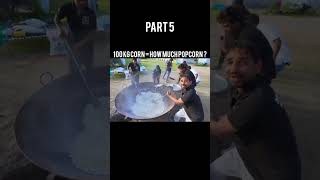 100 Kg Corn  How Much Popcorn part 5terndnig mrindianhackershorts shorts [upl. by Ramirol]