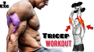 Triceps Exercise Tier List Simplified  11 best triceps workout with dumbbells only at home [upl. by Iddet636]