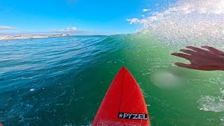 Relaxing afternoon surf session at Carcavelos [upl. by Darreg970]