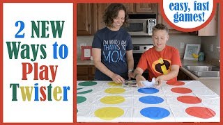 2 New Ways to Play Twister  Family Fun Every Day [upl. by Nythsa310]