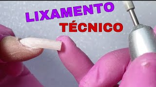 LIXAMENTO TÉCNICO COM ACABAMENTO PERFEITO [upl. by Evelina]