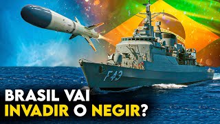 O Brasil envia NAVIO DE GUERRA para África  Invasão no Níger Felipe Dideus [upl. by Adachi]