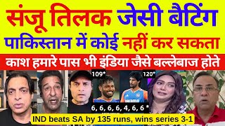 Pak media crying on IND wins series 31  Ind Vs SA 4th T20 Highlights  Pak Reacts [upl. by Harl]