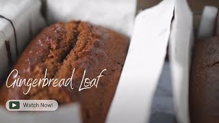 Gingerbread Loaf with Fresh Ginger  Easy Recipe [upl. by Poppo]