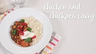 Slimming World Chicken and chickpea curry recipe  FREE [upl. by Helga]