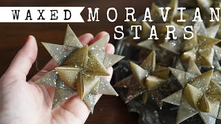 Moravian Star Tutorial  How to Make Nostalgic Waxed Paper Star Ornaments [upl. by Anum]