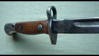 Enfield 1907 quotSMLEquot Nro1 MkIII bayonet [upl. by Orpha]