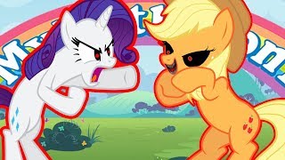 Rarity vs Evil Applejack  My Little Pony [upl. by Gebhardt816]