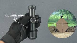 DISCOVERYOPT HTNV 3X24IR Rifle Scope scope optics hunting shoot nighthunting tactical [upl. by Acus]