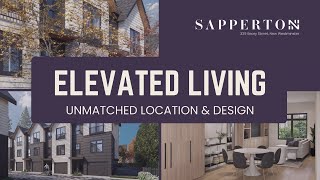 Sapperton Living Central Elegance in New Westminster  9 Boutique Townhomes with Smart Design [upl. by Ditzel]