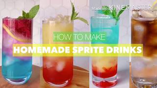 SPRITE HOMEMADE DRINKS  10 EASY MADE [upl. by Acnaib]