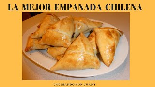 COMO HACER RICAS EMPANADAS CHILENAS AL HORNO CASERAS PASO A PASO [upl. by Elrebmik407]