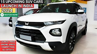 15 UPCOMING SUV CARS LAUNCH IN INDIA 2024  PRICE LAUNCH DATE REVIEW  UPCOMING CARS [upl. by Thurber]