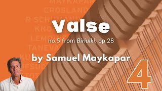 Valse op28 no5 by S Maykapar Trinity Grade 4 Piano [upl. by Aicened]