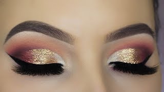 Glitter Glam Eye Makeup Tutorial [upl. by Terryn]