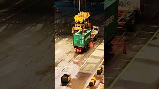 Loading 20ft container box for container vessel fyp foryou video viralshorts shortsasmr [upl. by Lebar]