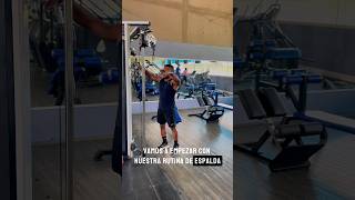 Rutina de espalda gym gymaddict gymmotivation gymlife gymlover [upl. by Seem]