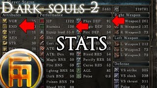 Dark Souls II  Complete Stats amp Attributes Guide [upl. by Cyma]