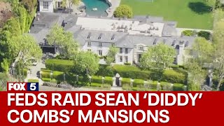 Feds raid Sean ‘Diddy’ Combs’ mansions [upl. by Esirtal306]