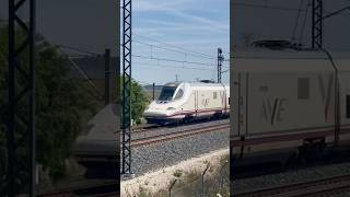 Renfe AVE S102 TALGO passing at 270kph via Parla Madrid ave highspeedtrain renfe railway train [upl. by Amand692]