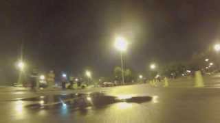 2014 Disney World Marathon from Handcycle Handcrank Wheelchair Part 2 [upl. by Ahtnams]