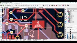 26 How to add copper pour to a PCB in KiCad  Add a filled zone option in KiCad  KiCad Tutorials [upl. by Atsyrhc]