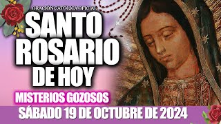 EL SANTO ROSARIO DE HOY SÁBADO 19 DE OCTUBRE DE 2024🌷MISTERIOS GOZOSOSSanto Rosario de HoyNUEVO [upl. by Hallagan]