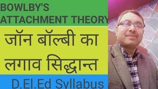 John Bowlbys ATTACHMENT THEORYजॉन बॉलबी का लगाव सिद्धान्त [upl. by Edelstein793]