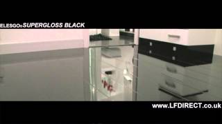 Elesgo Black High Gloss Laminate Floor [upl. by Pacian]