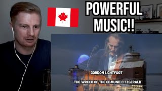 Reaction To Gordon Lightfoot  The Wreck of the Edmund Fitzgerald Canadian Music [upl. by Bowe]