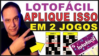 Faça Assim Em Apenas 2 Jogos Da Lotofácil [upl. by Malena]