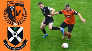 Irvine Vics 1  Pollok 2  25th September 2021  Abandoned Match [upl. by Ahseina280]