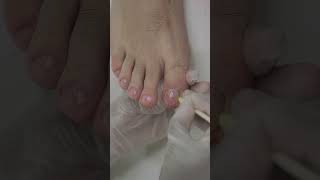 Paraffin Wax Treatment and Classic Pedicure dubai dubaibarbershop nails celebrity shorts [upl. by Melantha]