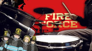 アニメ Fire Force ED「Keina Suda  veil」【Drum Cover】by Nick Acker [upl. by Ynohtnacram]