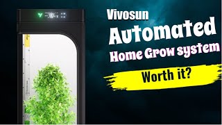 Automated HOME GROW system  Vivosun VGrow Smart Box Full Review [upl. by Ecnadnak36]