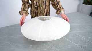 How To Install Rice Paper 15A Pendant Light [upl. by Odravde]