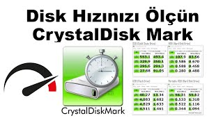 DİSK HIZI ÖLÇME Crystal Disk Mark Kullanımı [upl. by Maryl460]