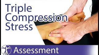 Triple Compression Stress Test  Tarsal Tunnel Syndrome [upl. by Artemisa550]